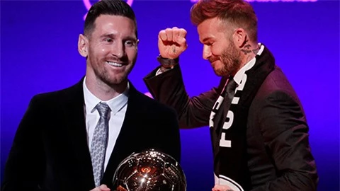 Messi được Beckham 'đặt gạch' dù chưa đá cho PSG