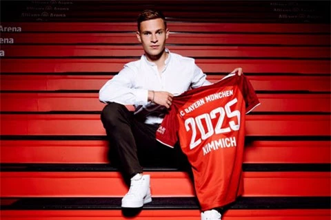 Bayern trói chân thành công Kimmich đến 2025