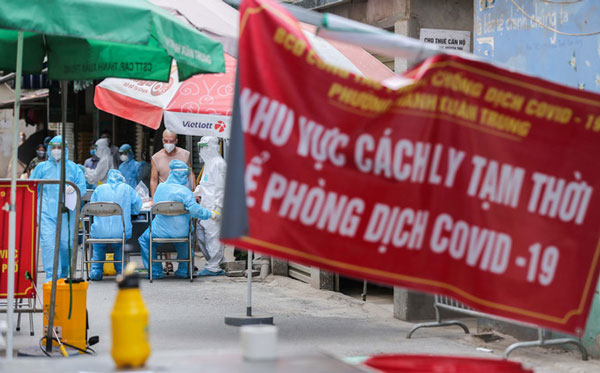 Hà Nội: Phát hiện 9 ca nhiễm SARS-CoV-2, phong toả khu vực có hơn 2.000 dân