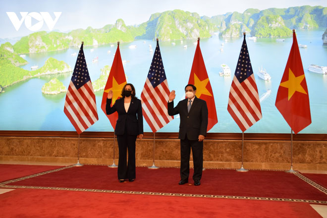 Thủ tướng Phạm Minh Chính tiếp Phó Tổng thống Hoa Kỳ Kamala Harris