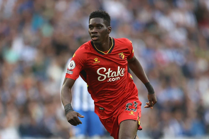 5. Ismaila Sarr (Watford, vận tốc tối đa: 34,87 km/h).