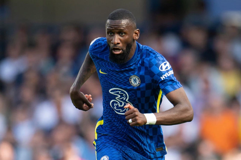 7. Antonio Rudiger (Chelsea, vận tốc tối đa: 34,4 km/h).