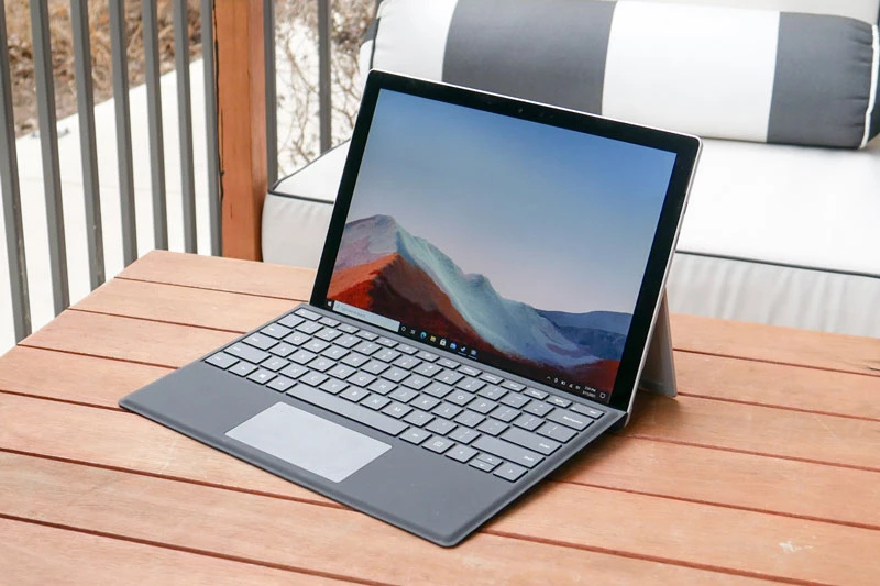 3. Microsoft Surface Pro 7 Plus.