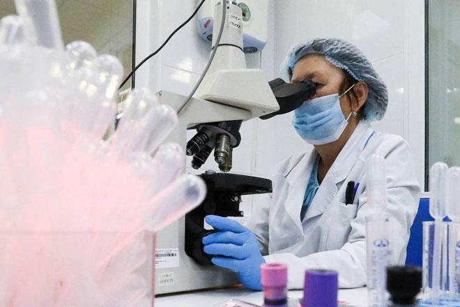 Các nhà khoa học Nga nghiên cứu thành công vật liệu tiêu diệt virus SARS-CoV-2