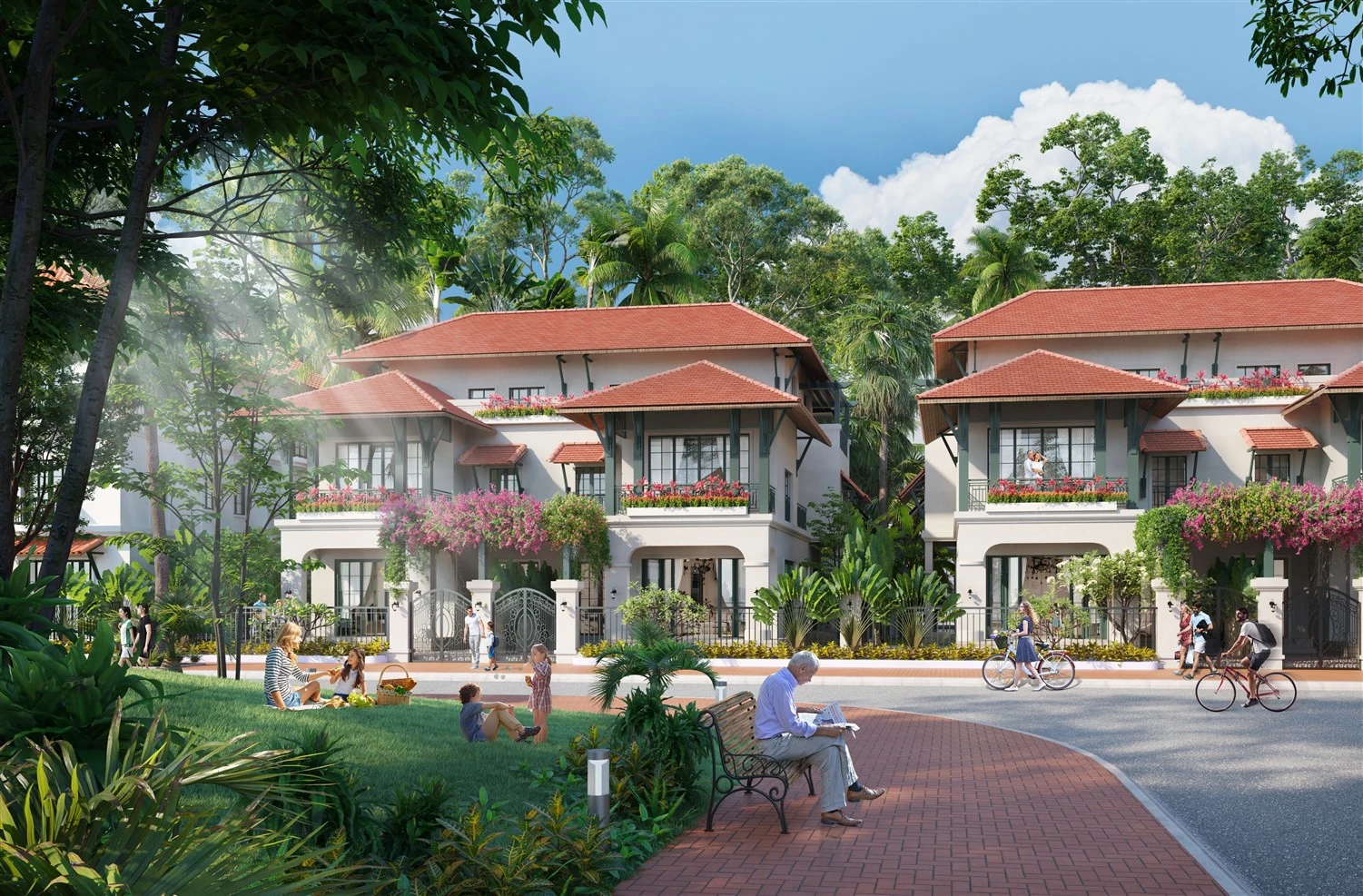Sun Tropical Village tiên phong đem đến dòng BĐS second home chuẩn wellness ở Phú Quốc (Ảnh phối cảnh).