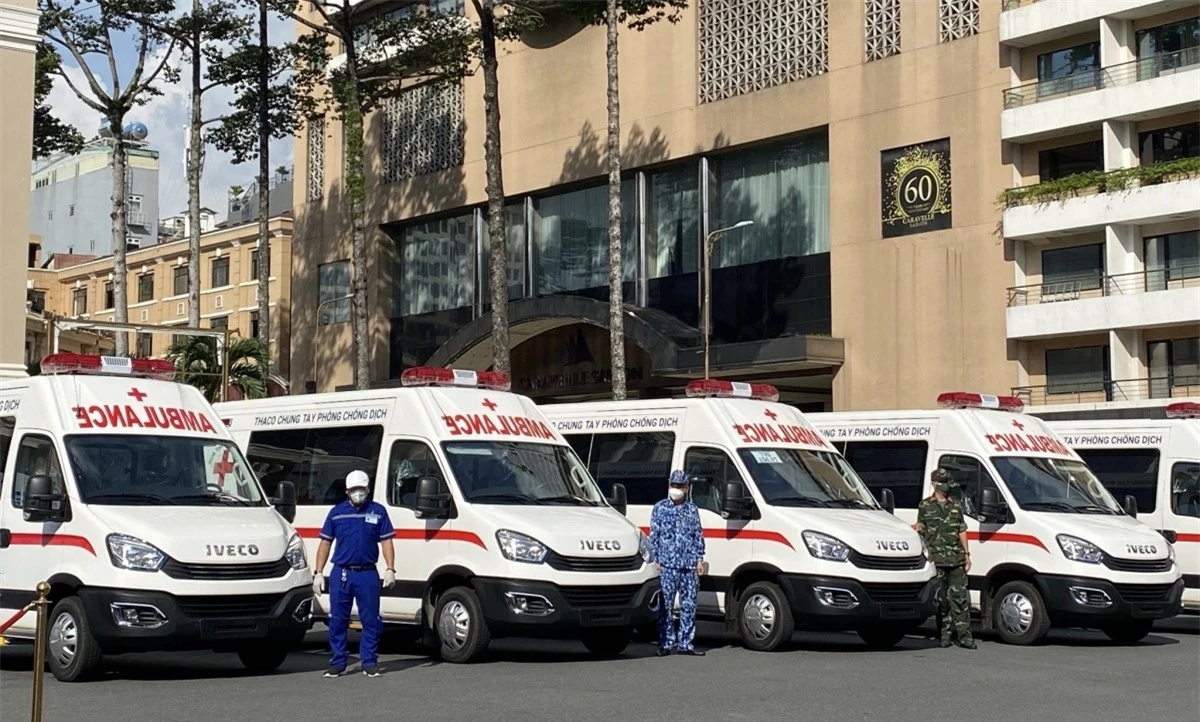 Thaco tặng 30 xe cấp cứu - đây là một nhu cầu rất cao để vận chuyển người bệnh tại TP.HCM