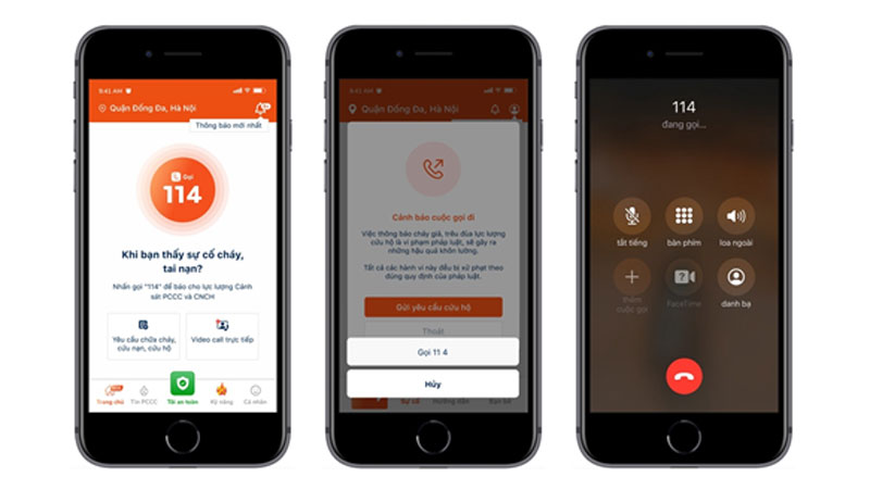 Công an Hà Nội hướng dẫn người dân sử dụng app ''Báo cháy 114''