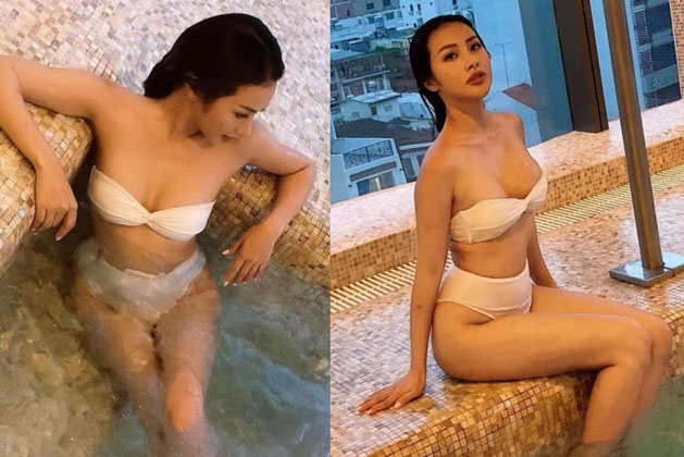 Tình cũ Lương Bằng Quang khoe vóc dáng nóng bỏng