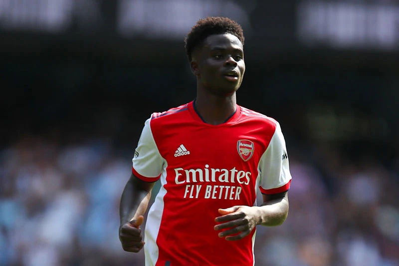 3. Bukayo Saka (Arsenal, 19 tuổi, định giá chuyển nhượng: 65 triệu euro).