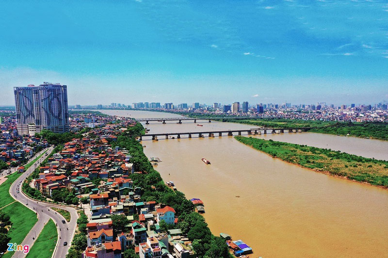 Ngắm sông, hồ Hà Nội từ trên cao