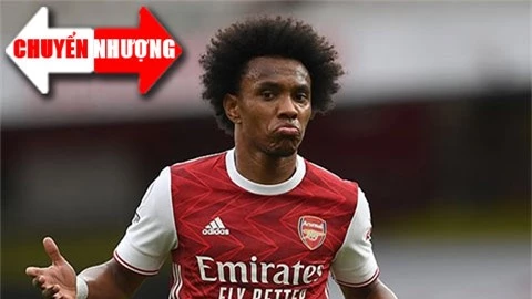 Tin chuyển nhượng 29/8: Willian chấm dứt hợp đồng với Arsenal