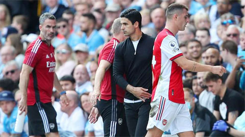 Fan Arsenal ngạc nhiên với cách Arteta xếp đội hình gặp Man City