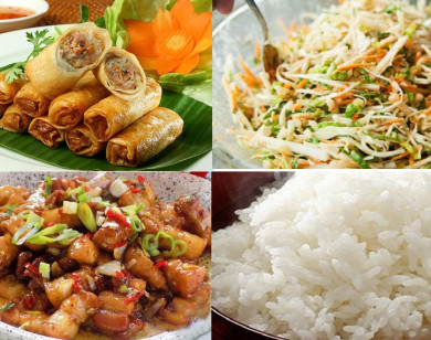 Thực đơn cơm chiều: Toàn món ngon và dễ ăn