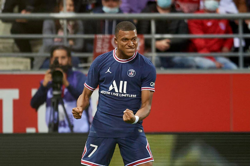 5. Kylian Mbappe (165,7 triệu bảng).