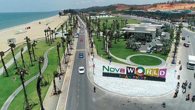 NovaWorld Phan Thiet thu hút được sự chú ý của nhà đầu tư nhờ hệ sinh thái tiện ích đa dạng, tạo nên những trải nghiệm độc đáo về du lịch. Ảnh thực tế dự án NovaWorld Phan Thiet - Nguồn: Novaland.