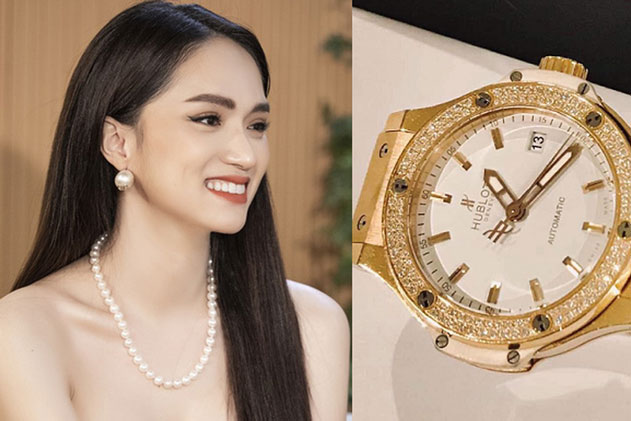 Đồng hồ kim cương của Hoa hậu Hương Giang được bán được 699 triệu đồng, ủng hộ tiền mua máy thở