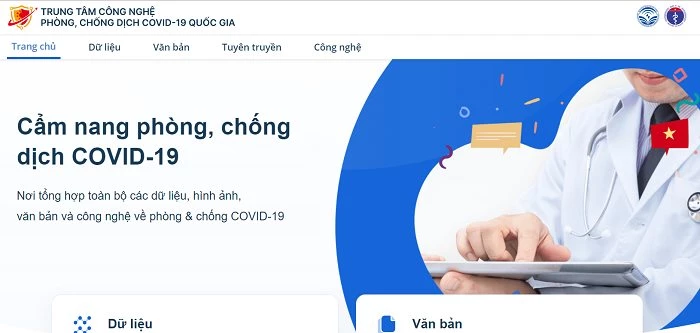 Cẩm nang điện tử phòng, chống dịch COVID-19 đã được Bộ TT&TT cùng Bộ Y tế hoàn thiện, ra mắt cộng đồng tại địa chỉ covid19.mic.gov.vn.