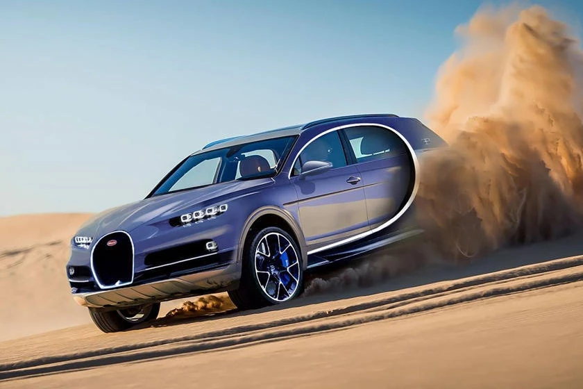 Bugatti có thể tham gia vào phân khúc siêu SUV. Ảnh: Carbuzz.