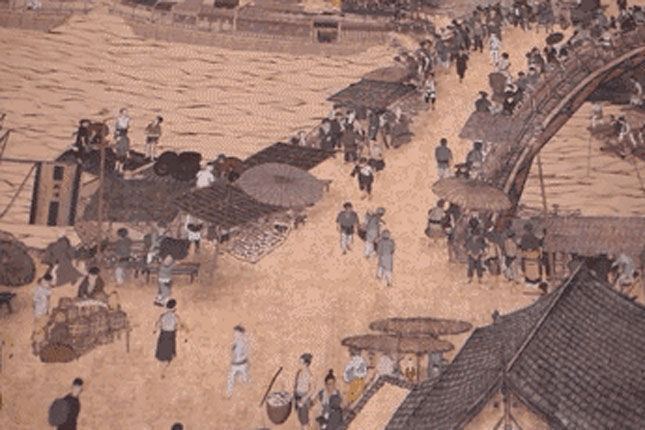 Phóng to 10 lần bức họa trong Bảo tàng Cố Cung, hậu thế ngỡ ngàng vì một nhân vật: Có phải anh shipper không?