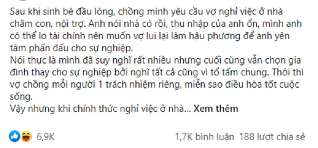 Mắng vợ "không biết nói gì ngoài vâng dạ", cô liền có màn đáp trả khiến anh "á khẩu" không thốt lên lời - Ảnh 1.