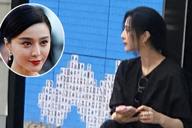 Bức ảnh ngồi lề đường của Phạm Băng Băng gây bão mạng: Visual như tượng tạc, làn da trắng "bật tông" gây choáng