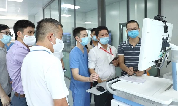 Hạ tầng CNTT của bệnh viện dã chiến điều trị COVID-19 hiện đại nhất Hà Nội. 
