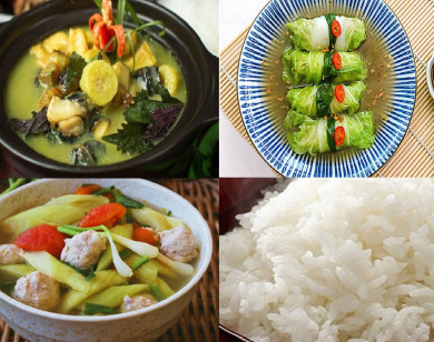 Thực đơn cơm chiều: Thích hợp ngày mưa gió