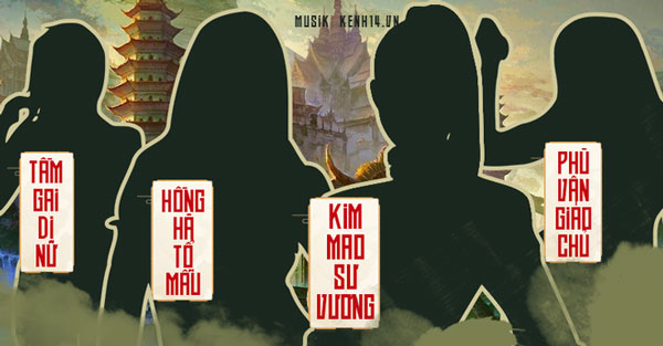 Bạn có biết Kim Mao Sư Vương, Hồng Hà Tổ Mẫu, Phù Vân Giáo Chủ và Tầm Gai Dị Nữ của làng nhạc Việt là những ai không?