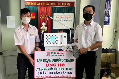 FUTA Group hỗ trợ trang thiết bị y tế giúp Huế phòng chống dịch COVID-19