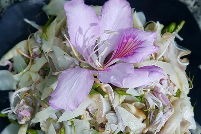 Loài hoa tháng 3 nở tím trời chế biến thành đặc sản Tây Bắc