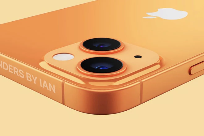 iPhone 13 có thể trang bị tính năng gọi điện, nhắn tin qua vệ tinh. Ảnh: Renders by Ian.