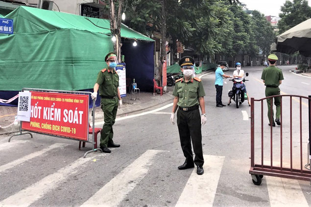 Tăng cường bảo đảm an ninh trật tự, phòng chống cháy nổ và xử lý vi phạm trong phòng, chống dịch COVID-19