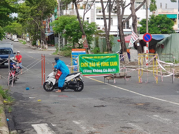 Phường An Hải Tây (quận Sơn Trà), một t rong 18 xã, phường trên địa bàn Đà Nẵng được công nhận là "vùng xanh" tính đến ngày 8/9