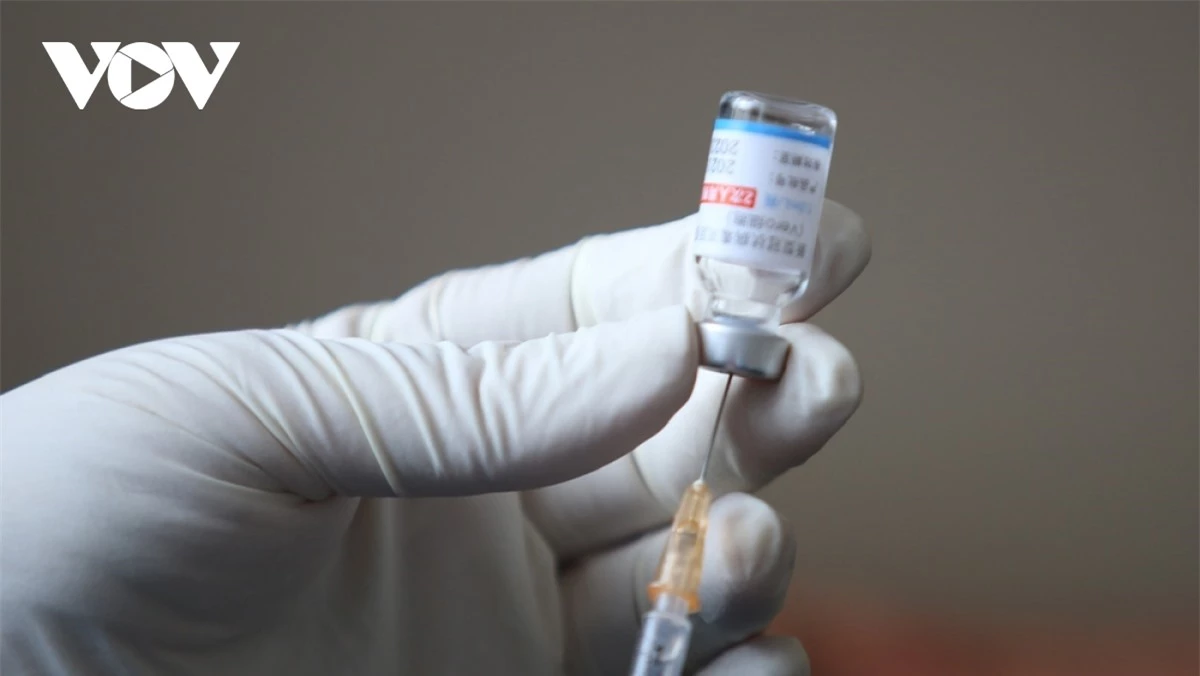 Vaccine Vero Cell được tiêm tại Bình Dương.