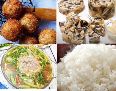 Thực đơn cơm chiều: Đủ món mà lạ miệng