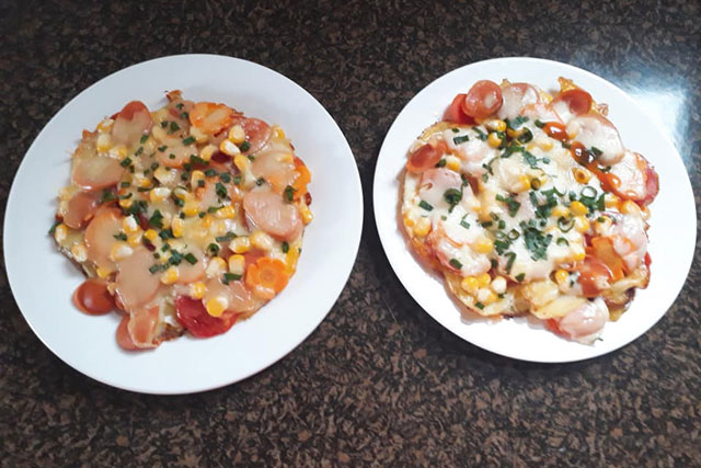 Tuyệt chiêu làm pizza từ khoai tây đơn giản không cần lò vi sóng