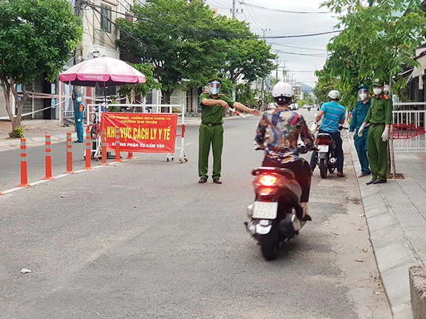 Phường Tam Thuận (quận Thanh Khê) hiện là một trong những điểm nóng về tình hình dịch COVID-19 trên địa bàn Đà Nẵng