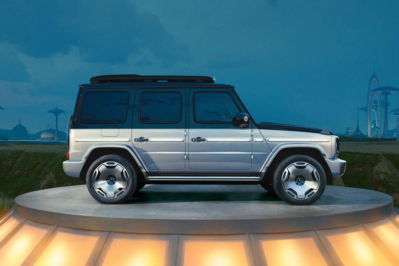 Cận cảnh SUV Mercedes-Benz G-Class concept chạy điện 