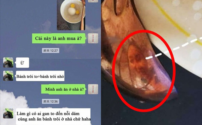 Cô gái vô tình phát hiện mình bị "cắm sừng" chỉ nhờ một chiếc thìa trên bát chè của bạn trai