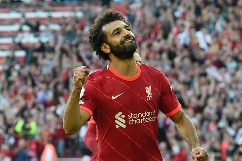 8. Mohamed Salah (Liverpool).