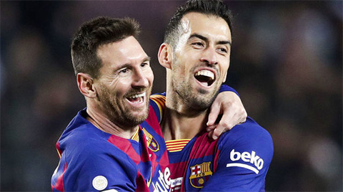 Busquets: 'Barca có thể vô địch Champions League mà không cần Messi'