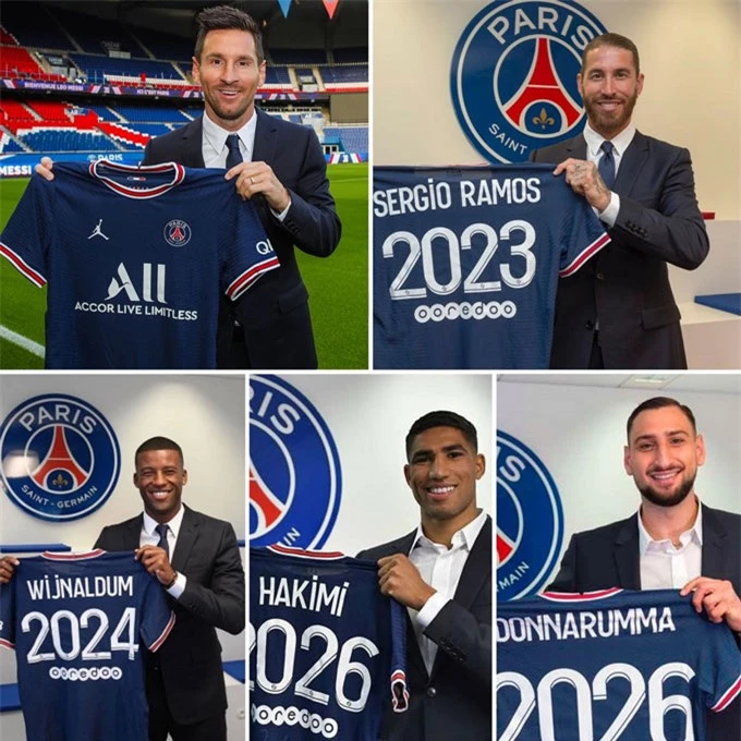 PSG là ông vua của kỳ chuyển nhượng Hè 2021 với những tân binh cực kỳ chất lượng