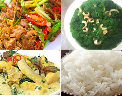 Thực đơn cơm chiều: 3 món ngon tuyệt