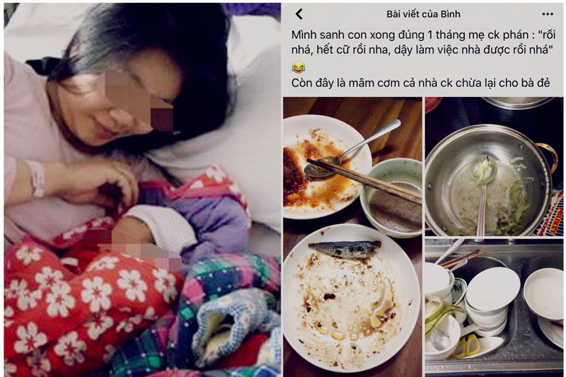 Đúng ngày con đầy tháng, mẹ chồng nói một câu khiến nàng dâu "rớt nước mắt", nhìn mâm cơm càng chua chát