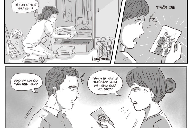 Dọn dẹp đồ đạc, tôi sụp đổ khi tìm thấy bức ảnh cũ trong tủ quần áo, hé lộ bí mật của chồng mới cưới