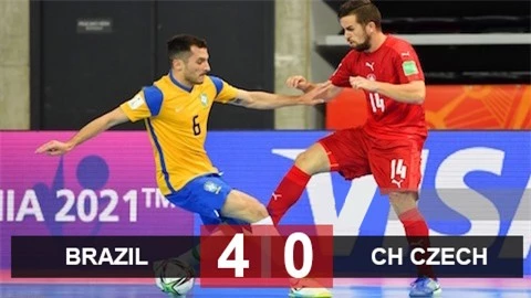 FIFA Futsal World Cup 2021: Brazil giành vé đầu tiên của bảng D vào vòng knock out