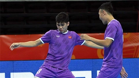 ĐT futsal Việt Nam quyết tâm giành quyền tự quyết vào vòng 1/8 futsal World Cup 