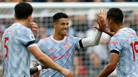 West Ham vs Man United: Ronaldo có bàn thắng thứ 4 cho Quỷ đỏ