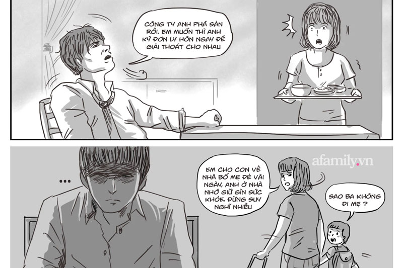 Vừa thông báo phá sản, vợ liền ôm con bỏ về nhà mẹ đẻ, hai ngày sau quay lại, đưa tôi 2 tỷ cùng câu nói nhớ đời