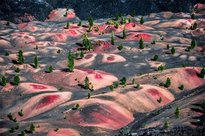 Cồn cát đầy màu sắc như bức tranh sơn dầu trong công viên núi lửa 4